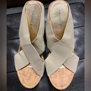 Madden Girl Tan Women's Wedge Sandals